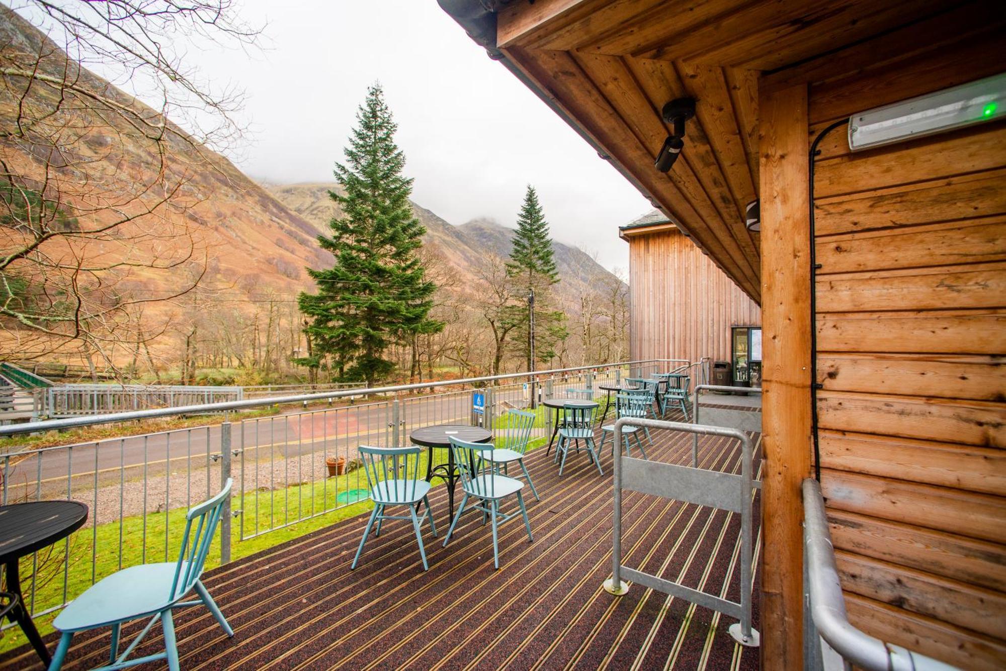 Glen Nevis Youth Hostel Форт-Вільям Екстер'єр фото The view from the balcony of the visitor centre